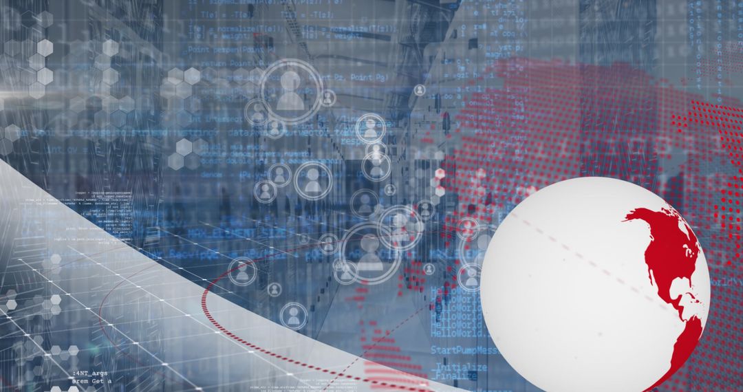 Global Networking and Data Storage Technology in Server Room