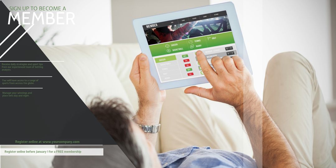 Relaxed Online Registration Highlighting Easy Membership Signup