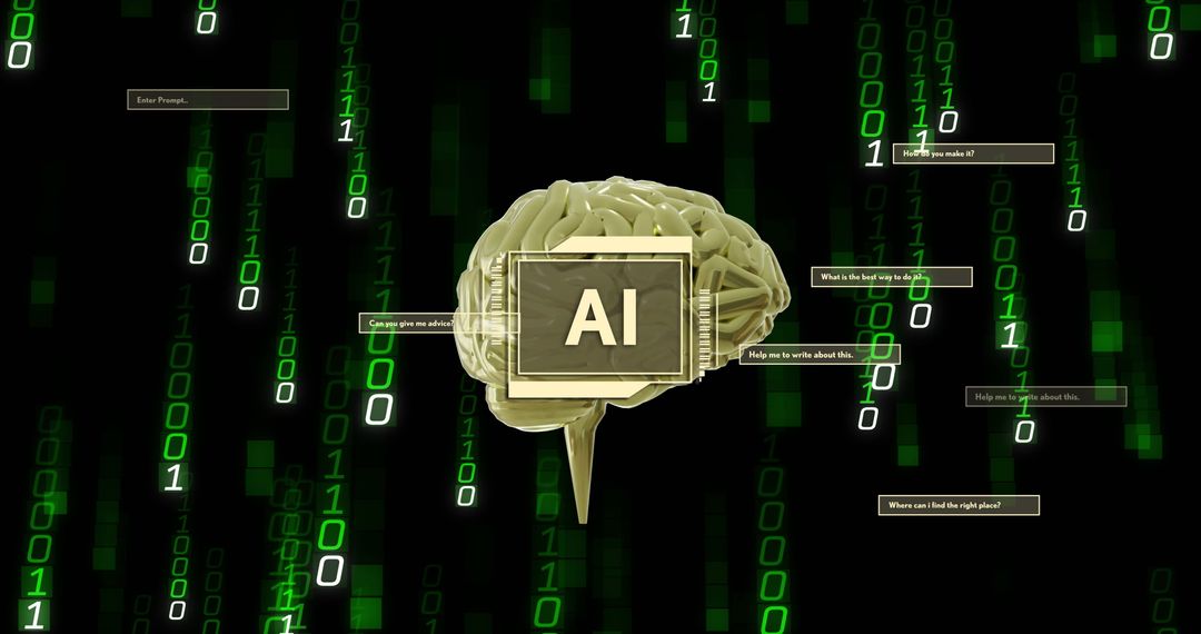 Artificial Intelligence and Data Processing Concept - Free Images, Stock Photos and Pictures on Pikwizard.com