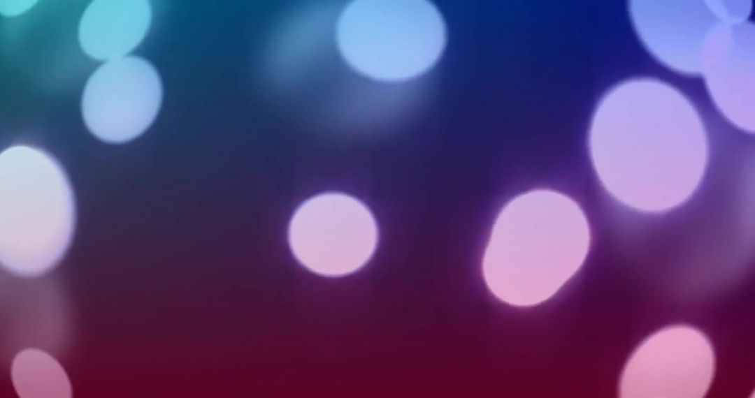 Colorful Bokeh Lights with Gradient Background