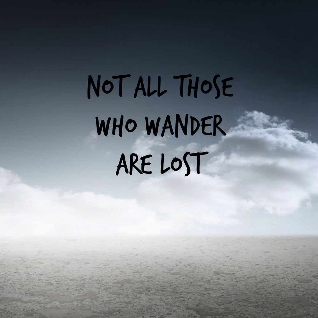 Inspirational Wanderlust Quote Over Arid Landscape and Cloudy Sky - Download Free Stock Templates Pikwizard.com