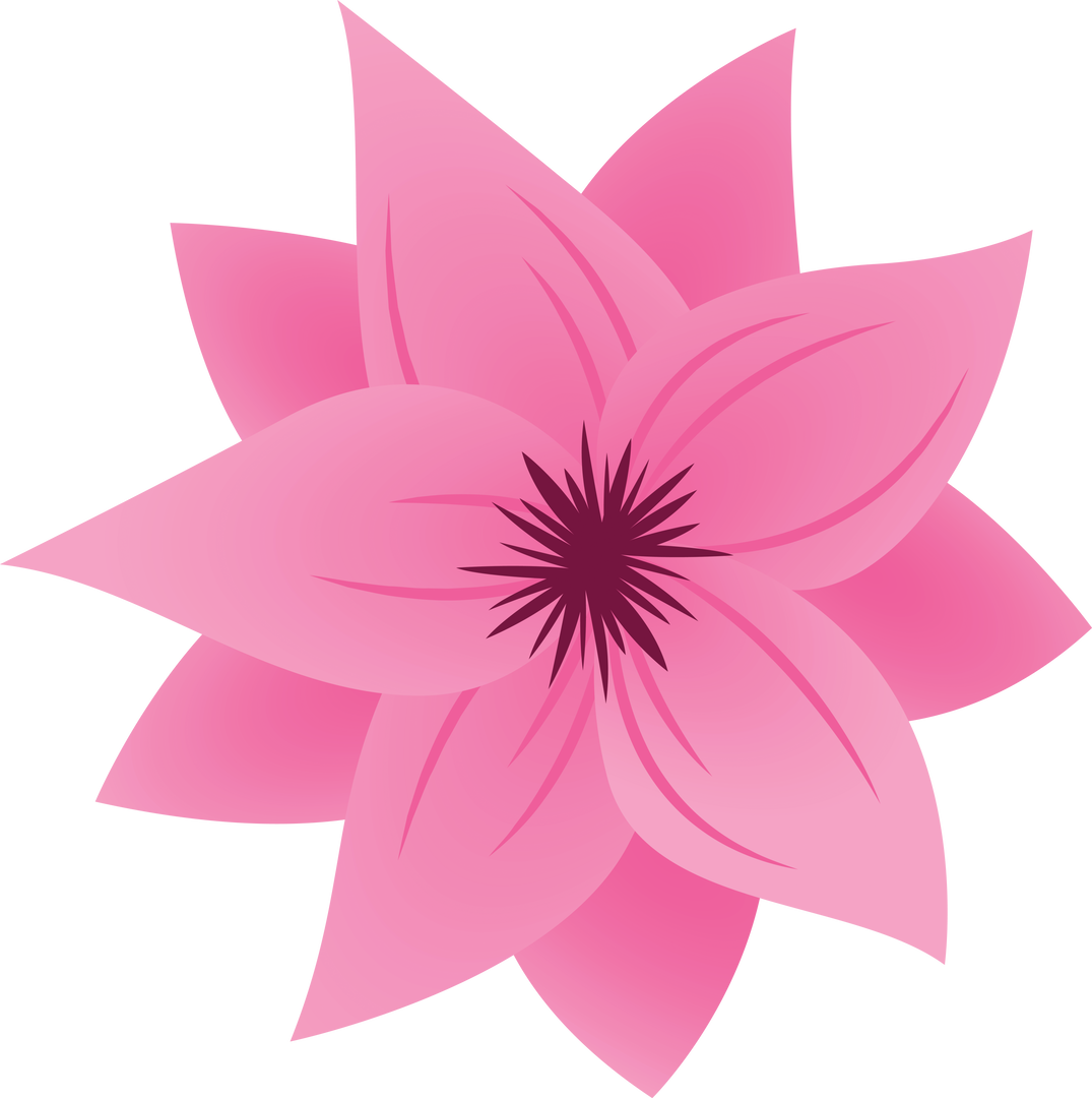 Digital Illustration of Pink Flower on Transparent Background, Nature and Beauty Concept - Download Free Stock Images Pikwizard.com