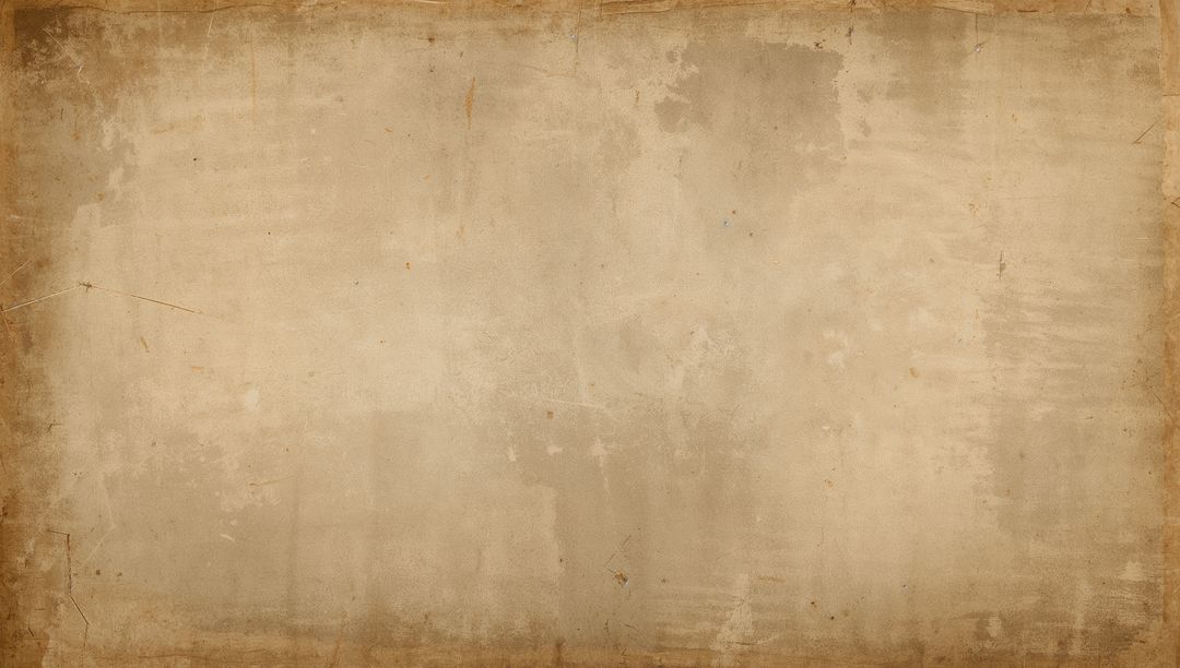 Aged Parchment Showing Warm Tan Tones, Creases and Distressed Vellum Texture