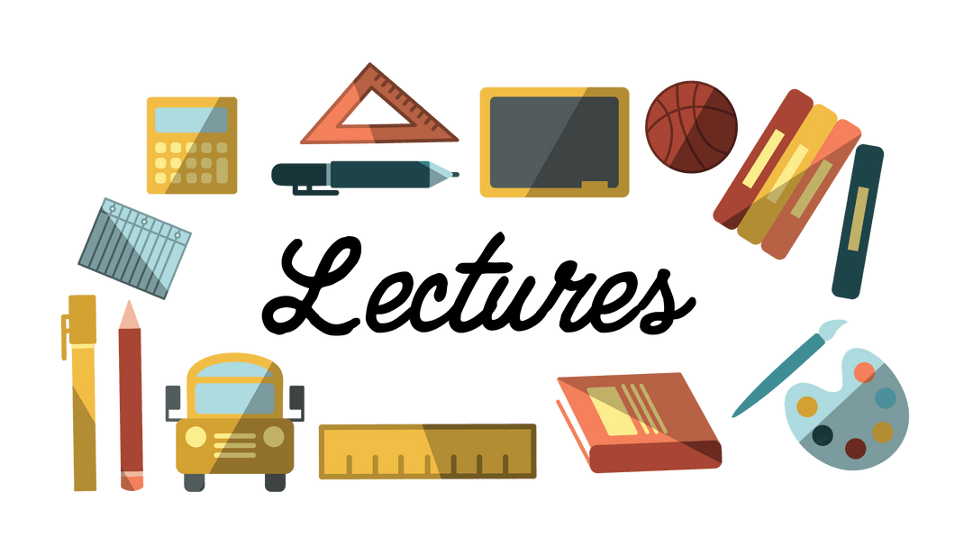 Transparent School Supplies Frame Border Illustration with Text