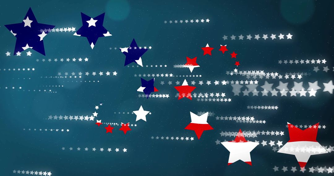 Patriotic Stars and Stripes Week Background Design