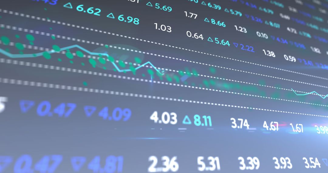 Dynamic Business Financial Data Analysis Chart