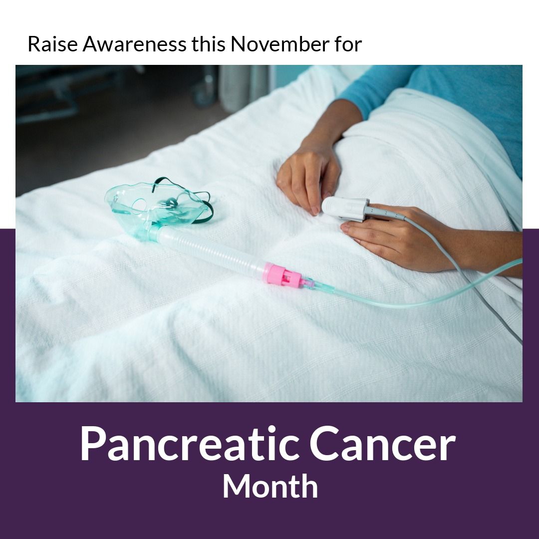 Pancreatic Cancer Awareness Month Campaign Image - Download Free Stock Templates Pikwizard.com