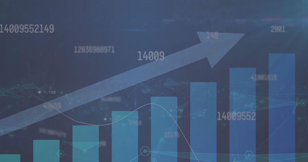 Digital Growth Visualization with Rising Graphs and Connectivity