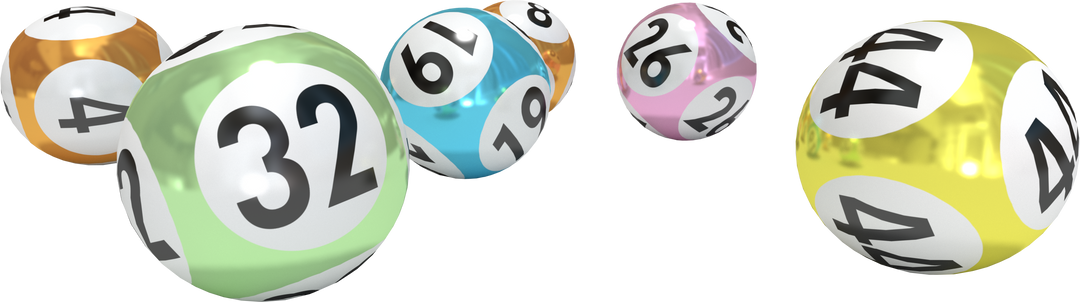 Transparent Colorful Lottery Balls with Numbers - Download Free Stock Images Pikwizard.com