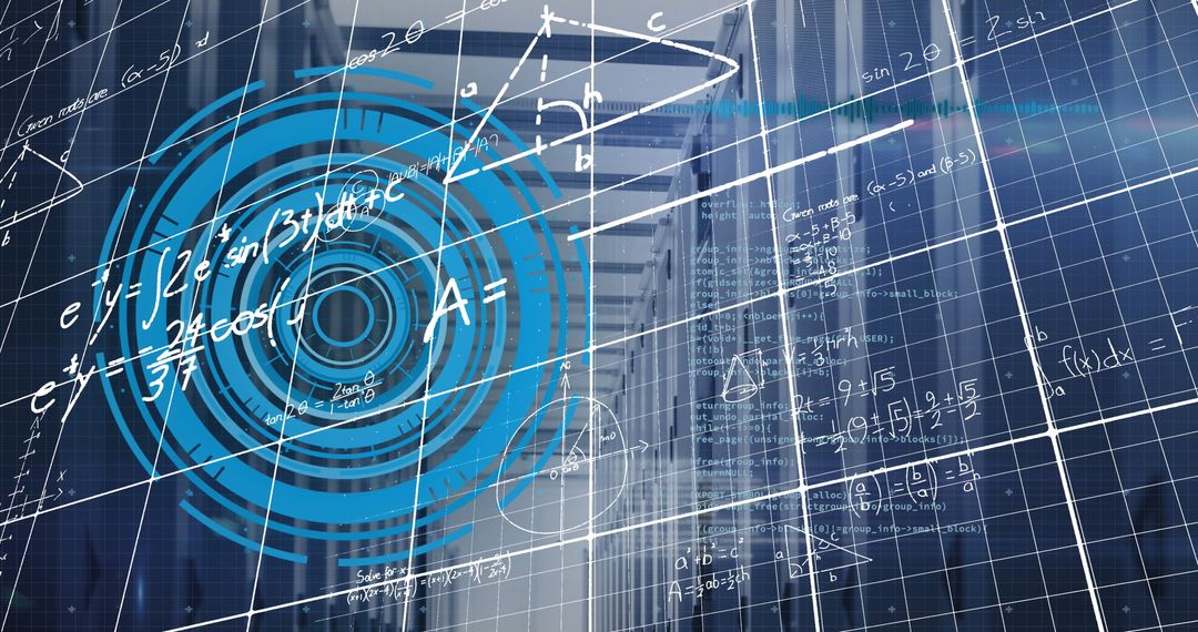 Futuristic Data Visualization in Blurred Innovate Space