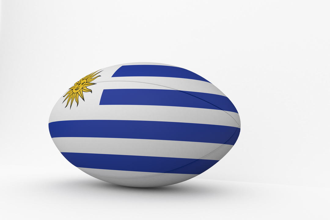 Transparent Realistic Ragby Ball with Uruguayan Flag Design - Download Free Stock Images Pikwizard.com