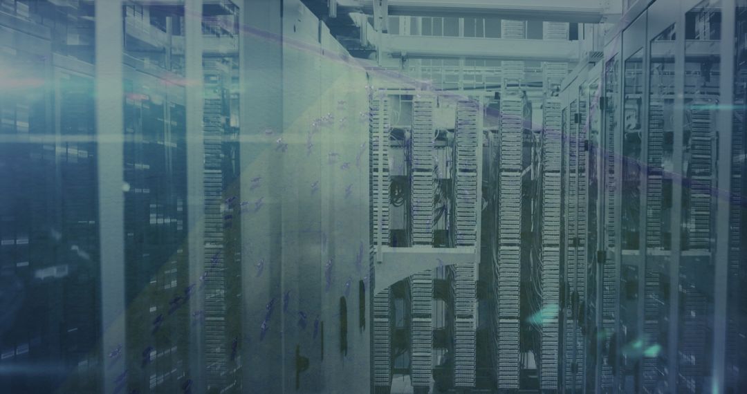 Futuristic Technology in High-Tech Data Center