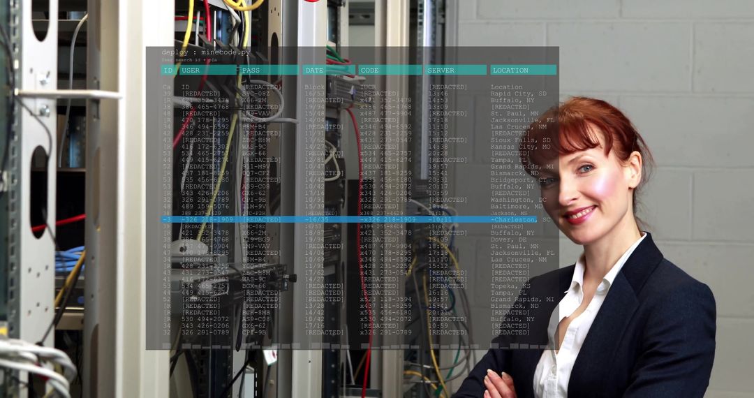 Confident Professional Managing Secure Data Center Infrastructure