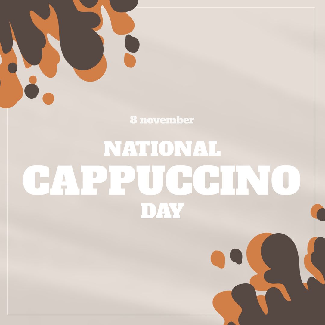 Celebrating National Cappuccino Day with Vibrant Brown Accents