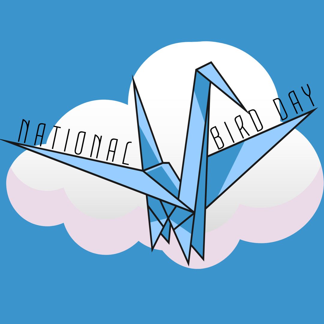 National Bird Day Origami Crane Design for Conservation Awareness