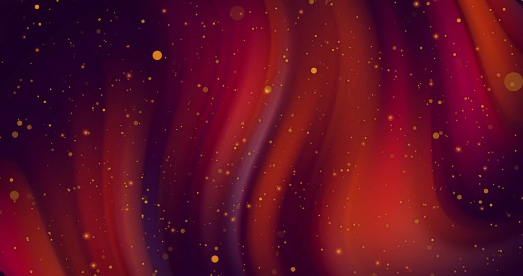 Radiant Light Streaks with Glowing Particles on Dark Background