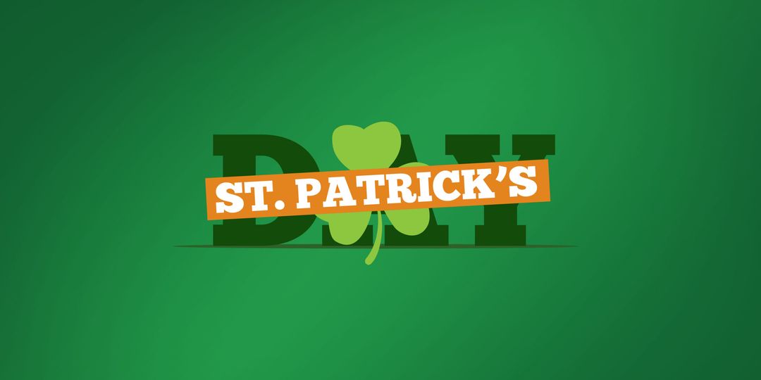 Festive St. Patrick's Day Graphic with Shamrock - Download Free Stock Templates Pikwizard.com