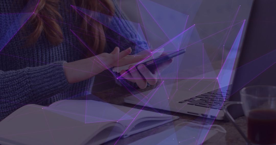 Digital Network Connections Surreal Technology Concept