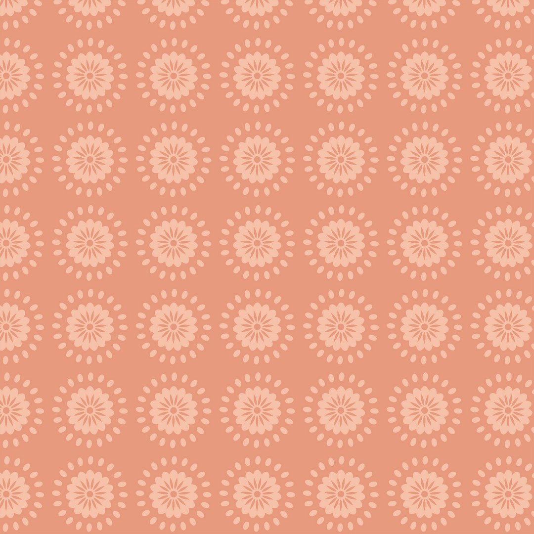 Transparent Beige Floral Pattern on Repeat