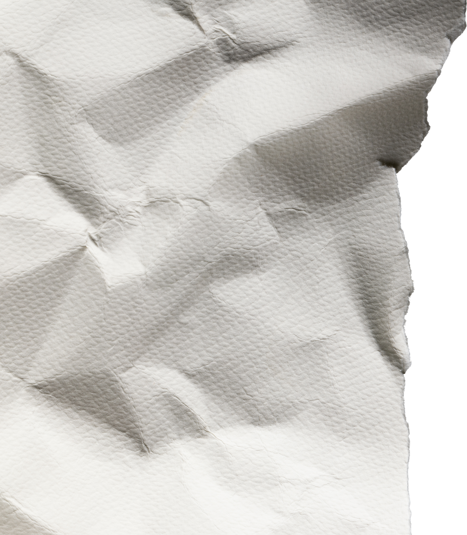 Close-Up of Torn Crumpled Paper on Transparent Background - Download Free Stock Images Pikwizard.com