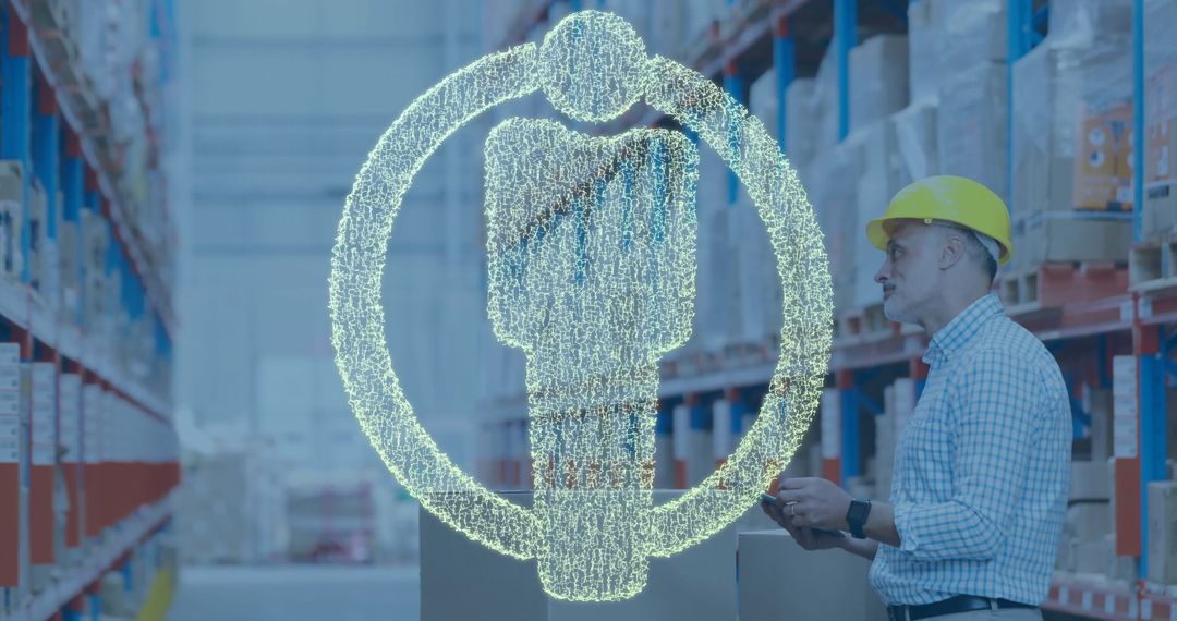 Digital Interface Concept in Modern Warehouse Environment