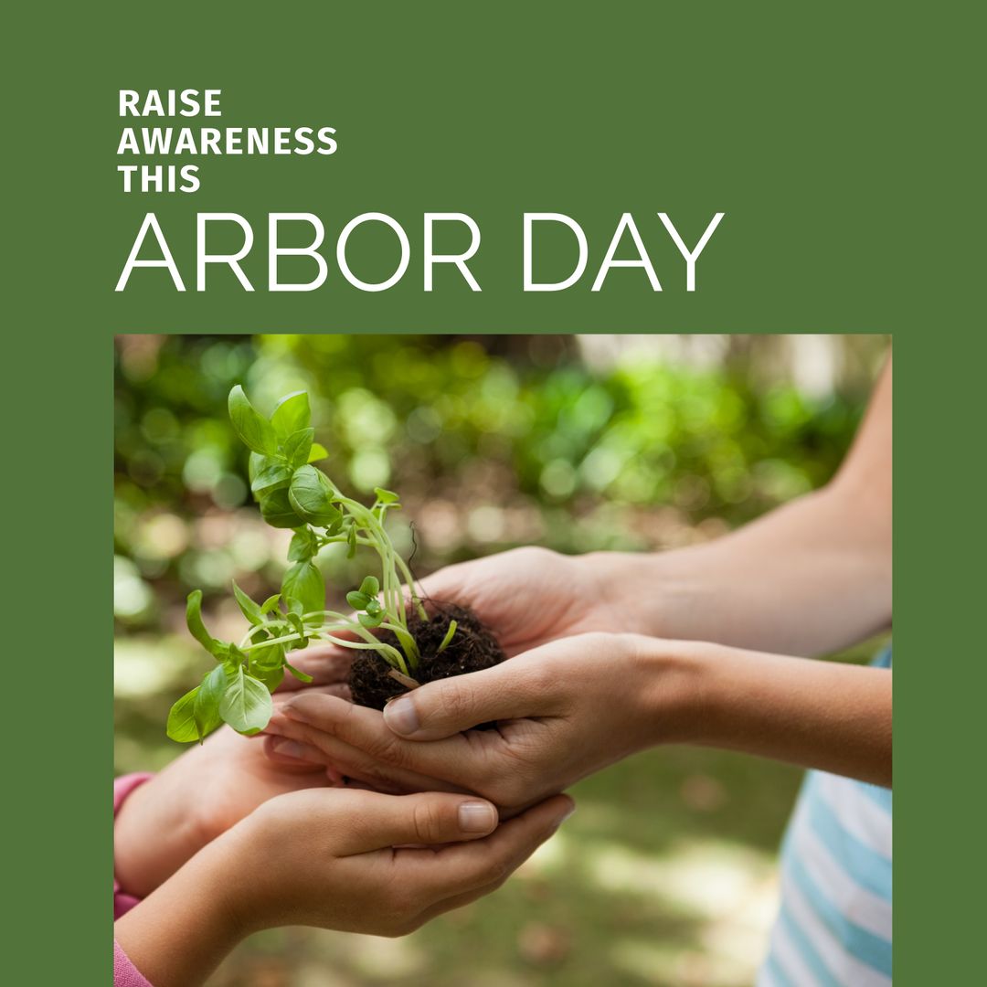 Caucasian Mother and Daughter Sharing Seedling for Arbor Day Awareness - Download Free Stock Templates Pikwizard.com