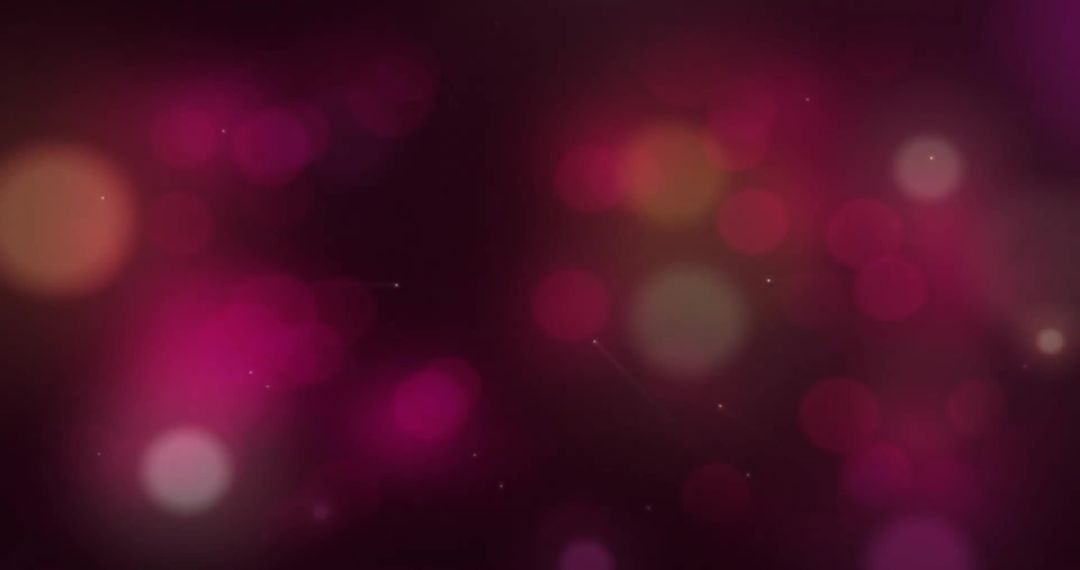 Colorful Abstract Bokeh on Dark Background