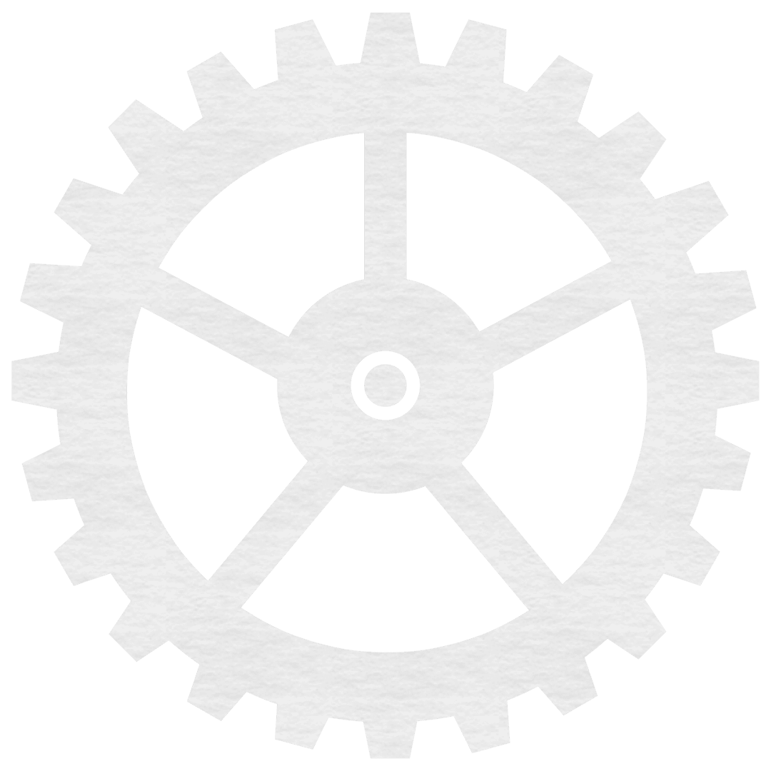 Transparent Gear Cog for Innovative Industry Design