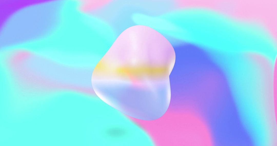 Vibrant Abstract Fluid Shapes with Dynamic Gradients