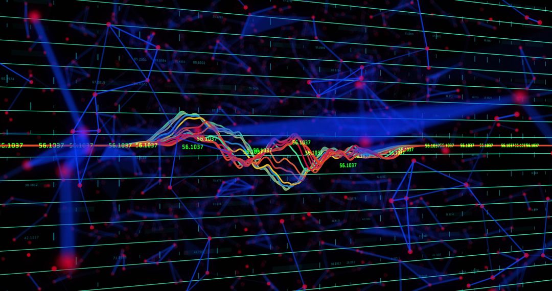 Complex Data Visualization on Digital Screen with Financial Graphs - Free Images, Stock Photos and Pictures on Pikwizard.com