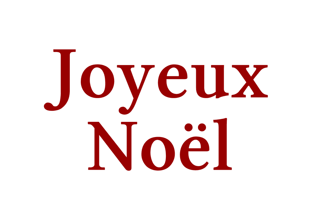 Joyeux Noël Text Inspiring Warm Holiday Wishes, Transparent Design