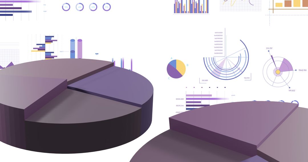 Colorful Visualization of Financial Data Insights and Analytics