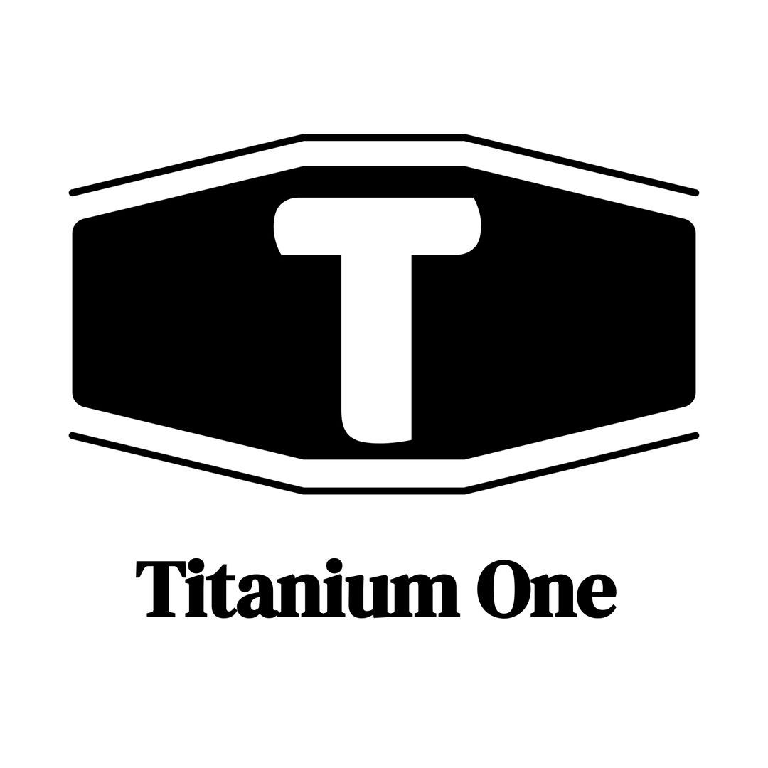 Minimalist Titanium One Logo with Bold T Vector - Download Free Stock Templates Pikwizard.com