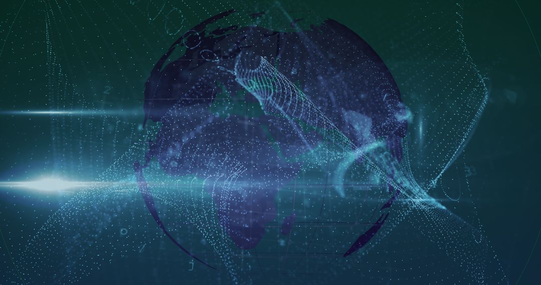 Digital Padlock and Data Processing Over Globe