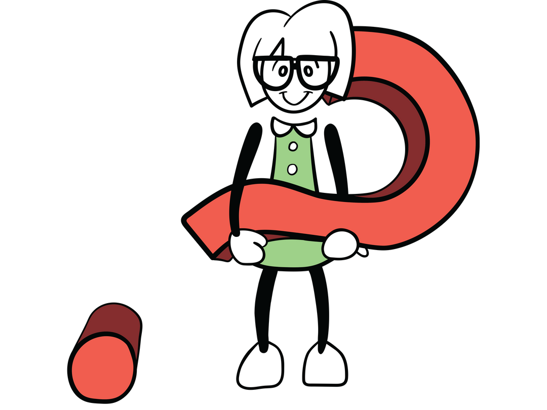 Transparent Cartoon Women Holding Giant Question Mark - Download Free Stock Images Pikwizard.com