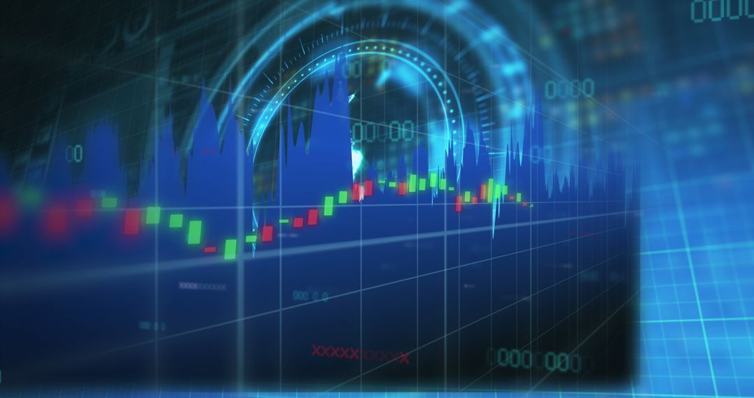 Complex Digitally Generated Financial Interface with Global Focus