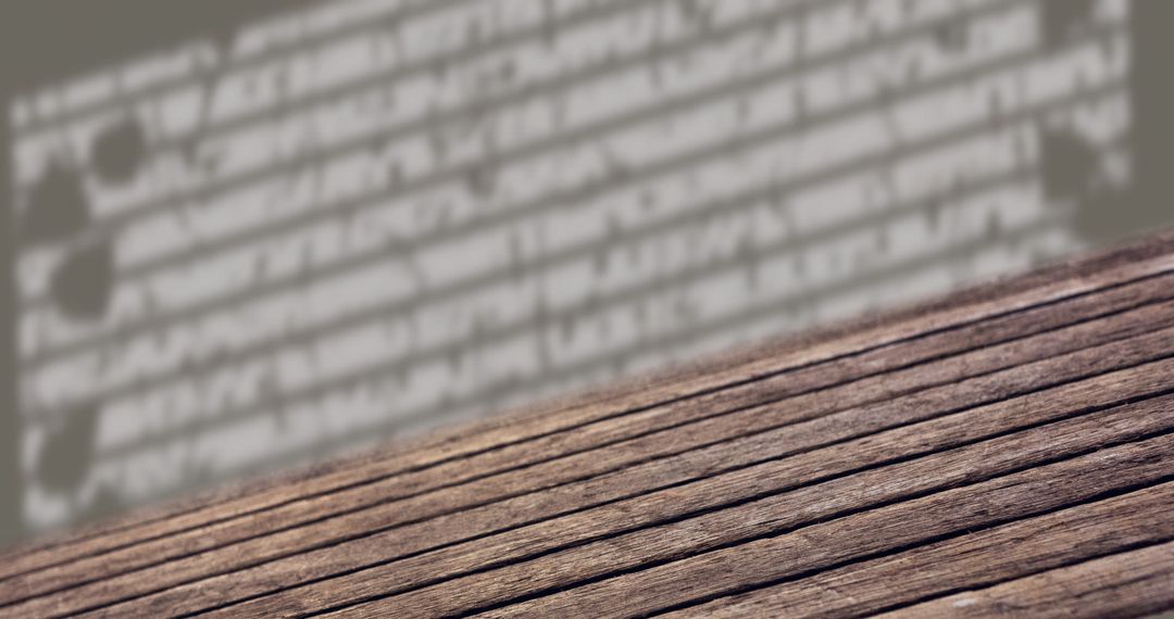 Abstract Brown Surface with Leaf Shadows Inspiring Nature - Patterns