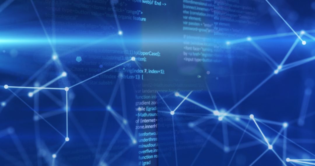 Digital Data Matrix and Code Background