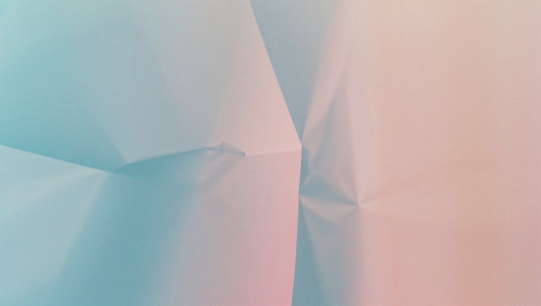 Elegant Pastel Gradient with Textured Folds and Seam