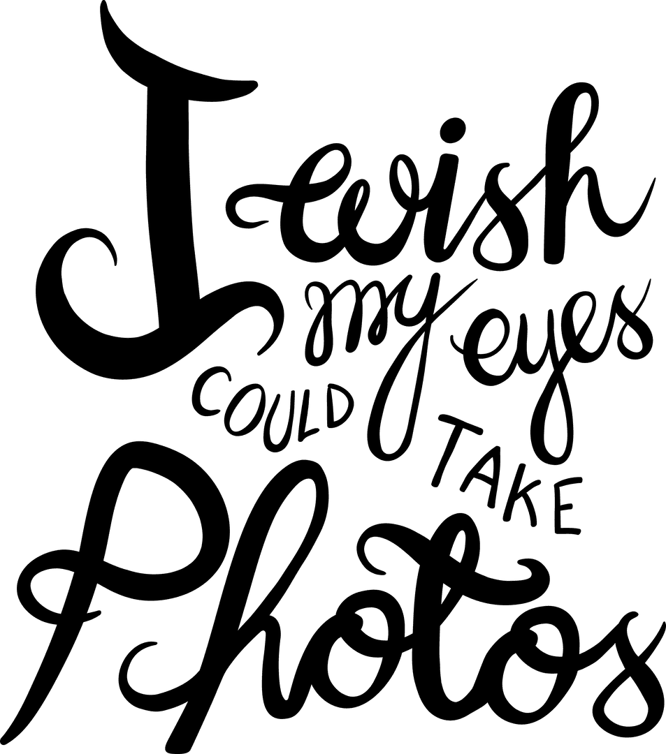 Inspirational Quote Wish Text on Transparent Background