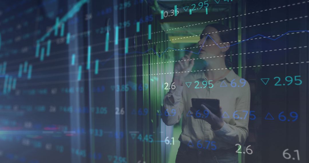 IT Engineer Managing Servers and Analyzing Data Innovation