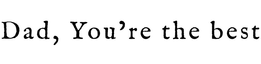 Transparent Best Dad Text Digital Illustration for Celebrations