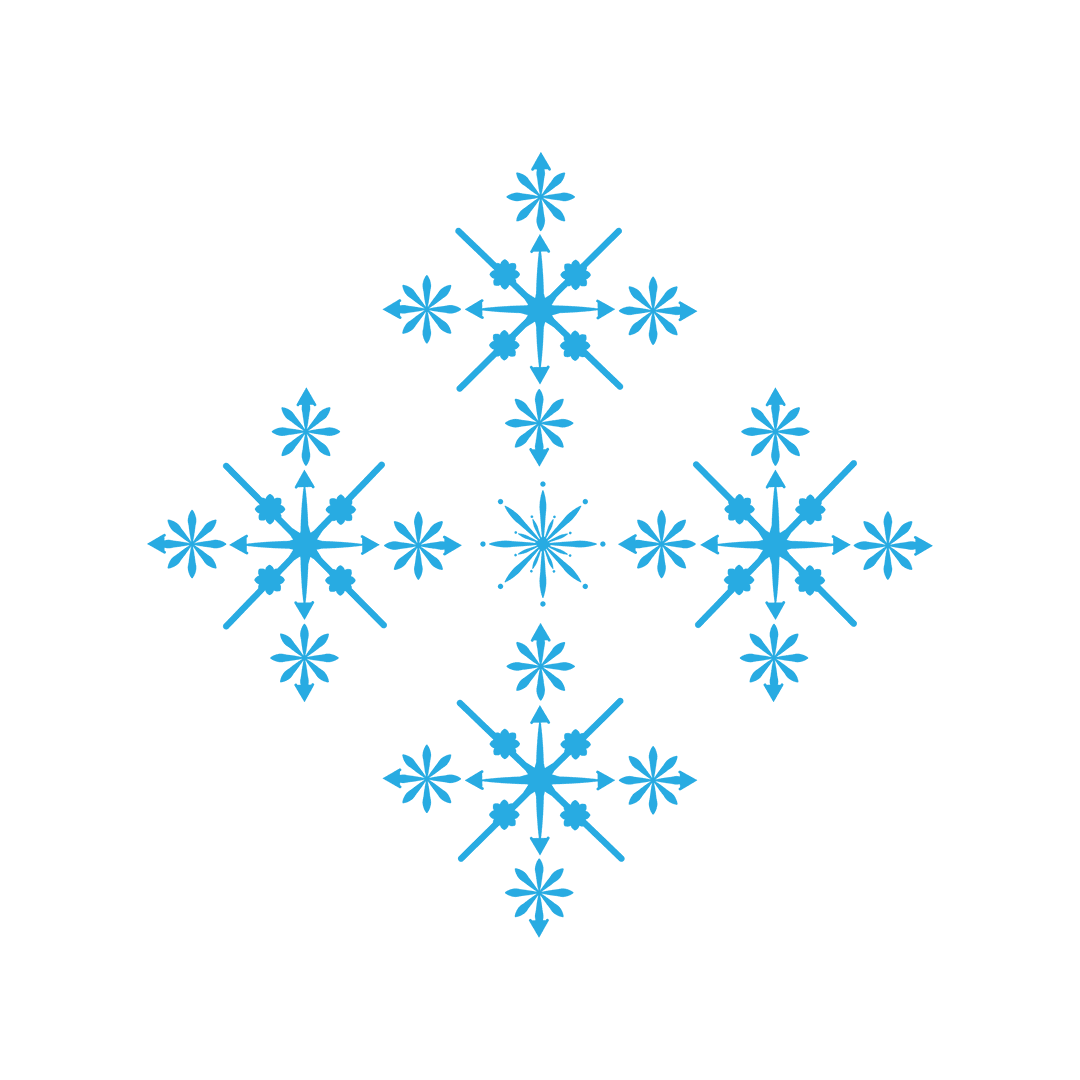 Digital Transparent Blue Snowflake Design Pattern - Download Free Stock Images Pikwizard.com