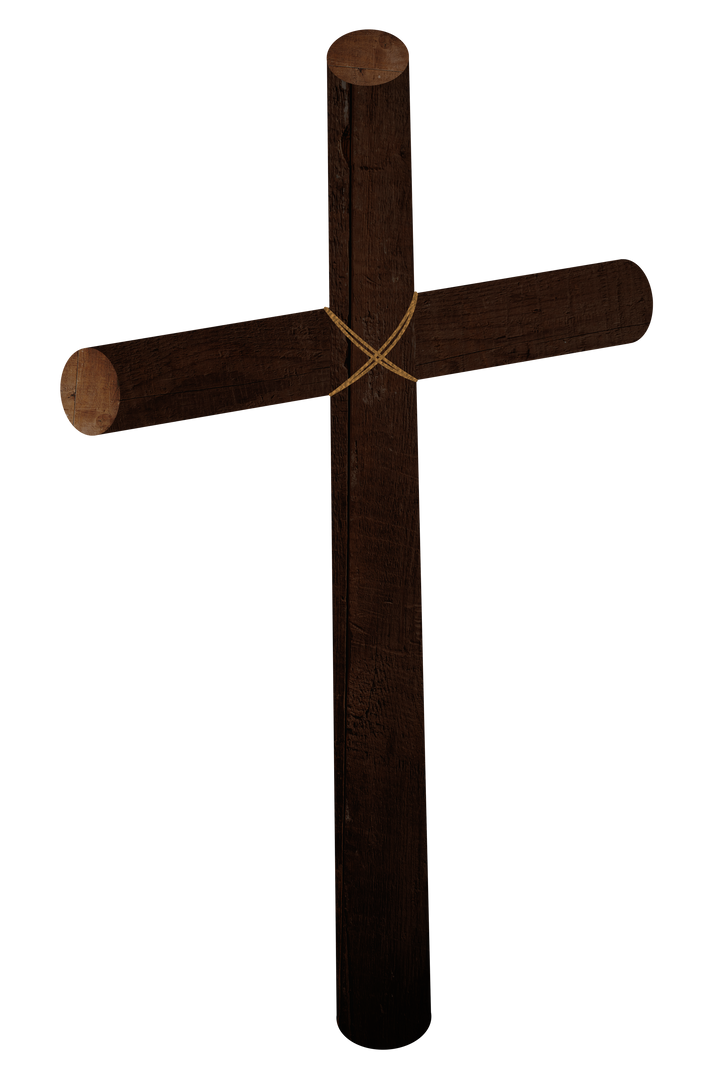 Digital Illustration of Wooden Crucifix Cross on Transparent Background - Download Free Stock Images Pikwizard.com