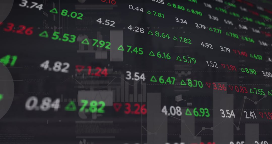 Financial Data Streaming on Digital Interface with Graphical Representation