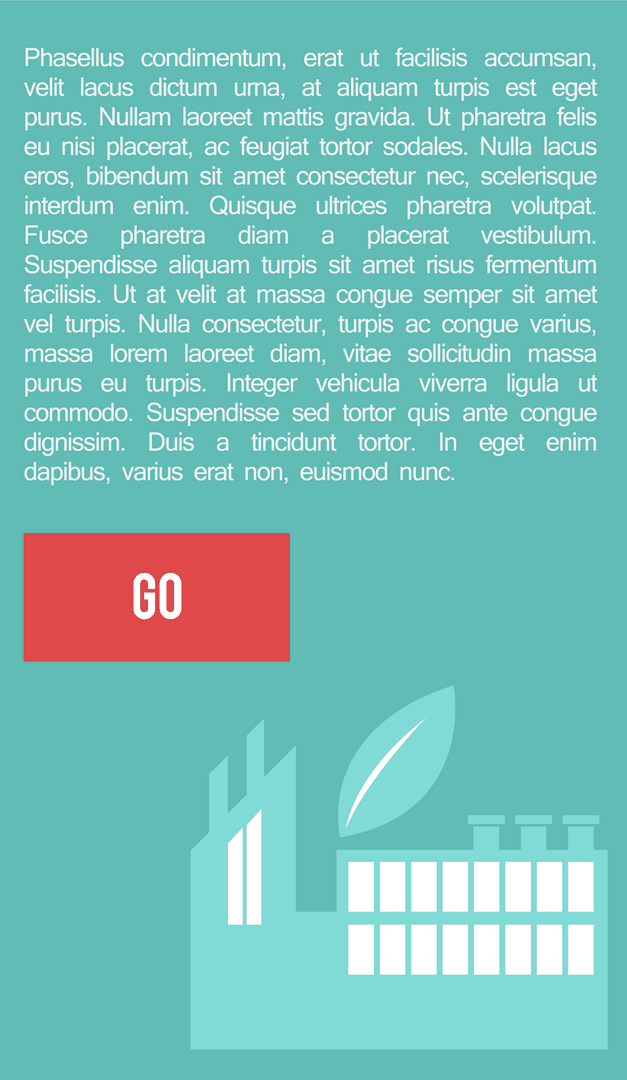 Transparent Factory and Go Button on Smartphone Interface Design - Download Free Stock Images Pikwizard.com