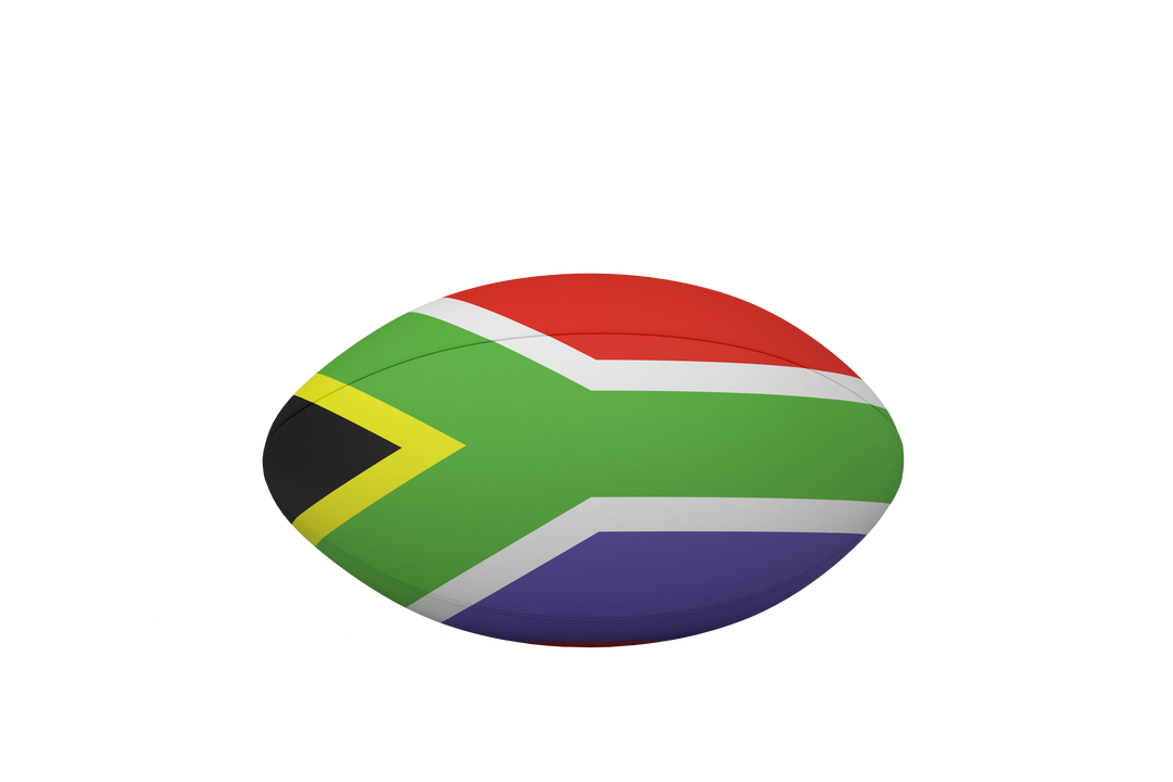 South Africa Flag Rugby Ball on Transparent Background, Sport and Symbol Illustration - Download Free Stock Images Pikwizard.com