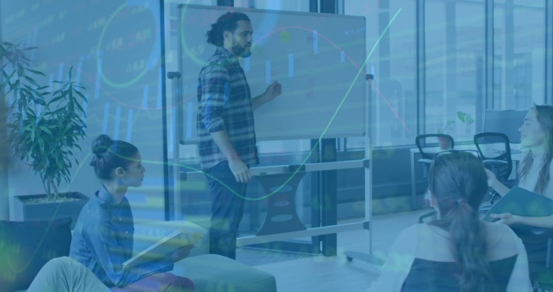 Diverse Team Collaborating on Financial Strategies