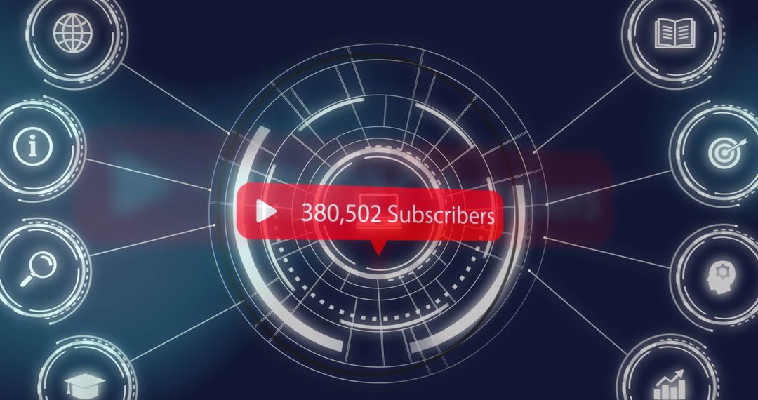 Rising Subscriber Count in Futuristic Digital Network Context