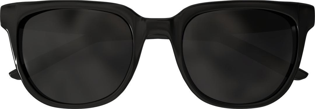 Digital Illustration of Black Sunglasses with Transparent Background - Download Free Stock Images Pikwizard.com